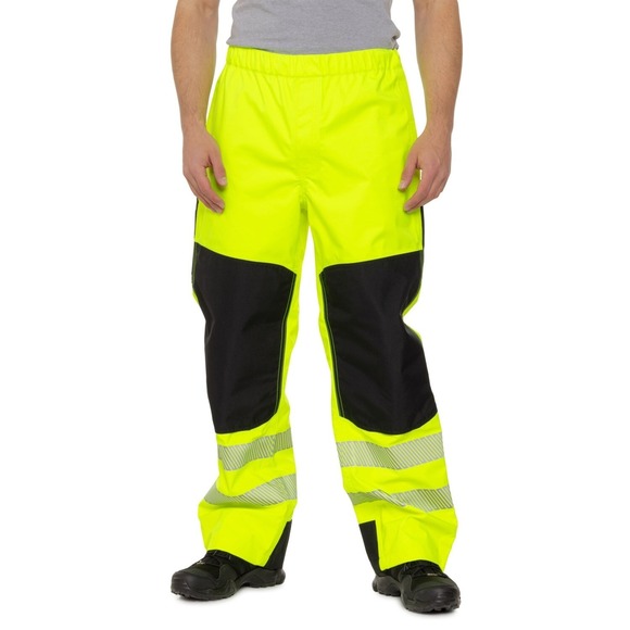 Carhartt Mens Hi-Vis Storm Defender Waterproof Pants XL Tall (42X33)Yellow Black - Picture 2 of 15